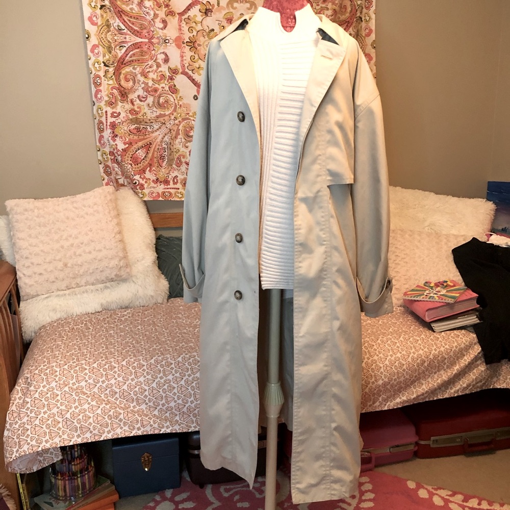London Fog Trench Coat.